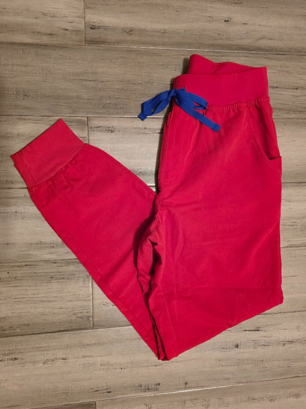 FIGS Red High Waisted Zamora size S